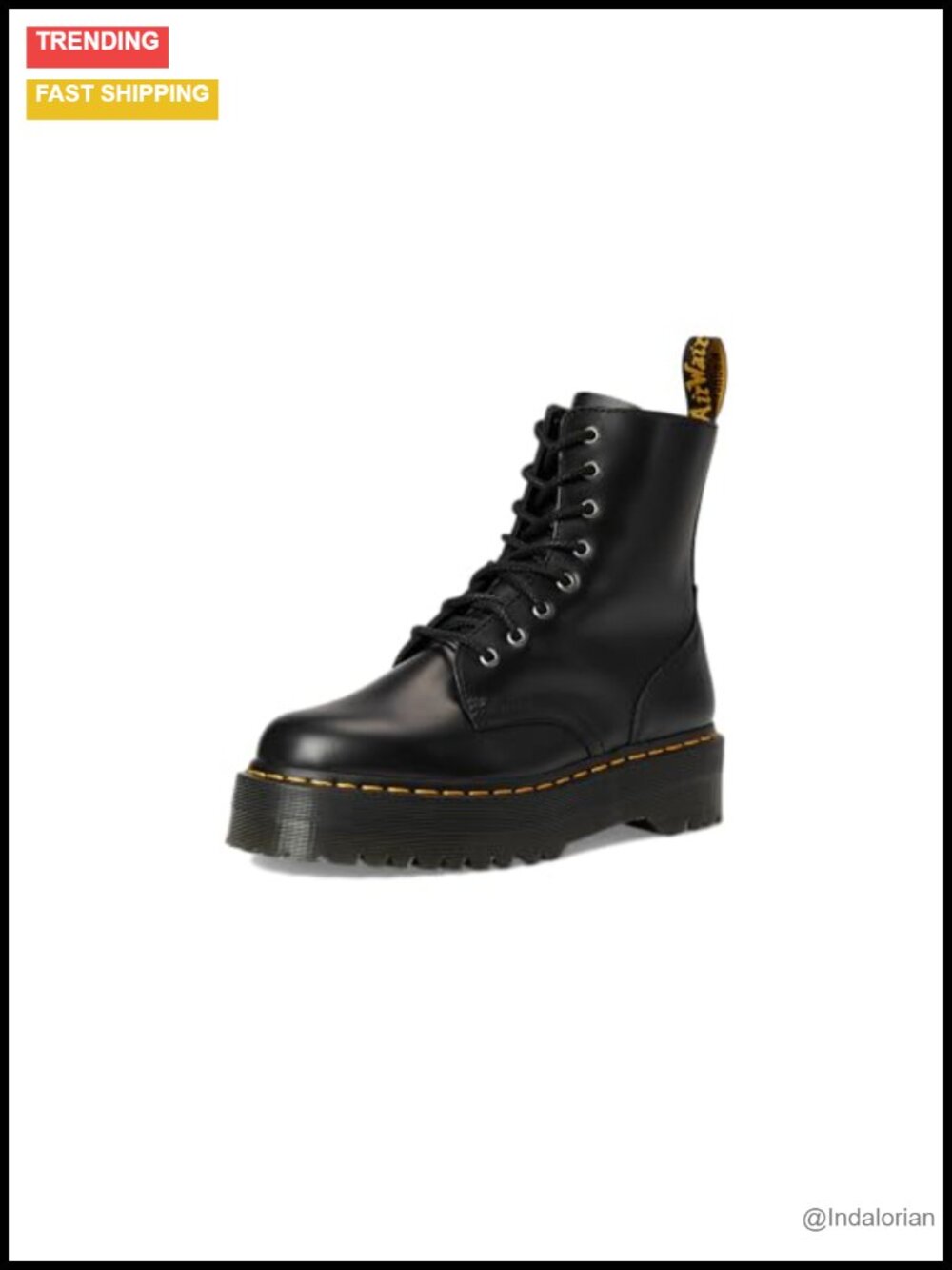 Dr. Martens Jadon Smooth Leather Platform Combat Boots